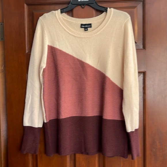 Fortune Ivy Color Block Sweater M